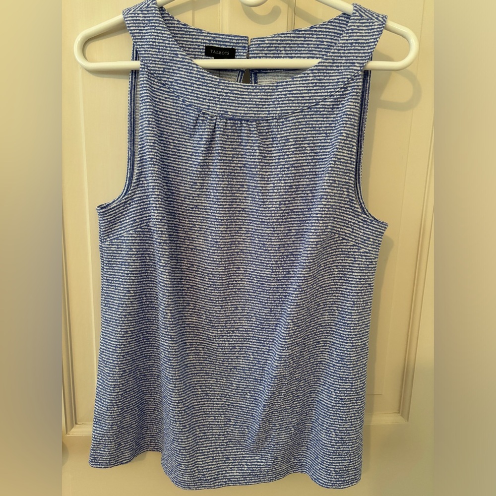 Talbots sleeveless top, size M